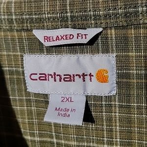 Men's 2XL carhartt  relaxed fit casual dress shirt.